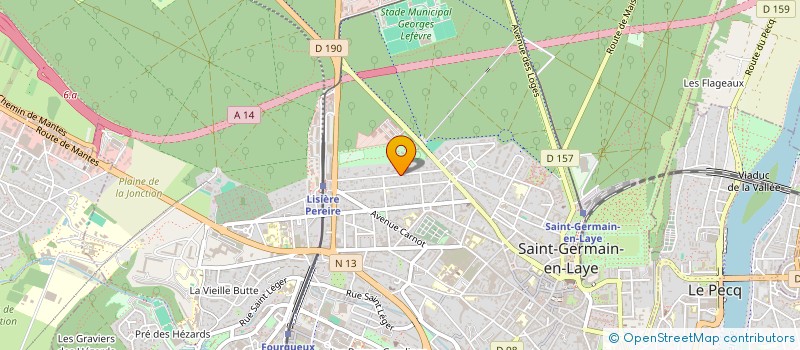 localisation de l'entreprise SCI TBV MAISONS-LAFFITTE  SAINT-GERMAIN-EN-LAYE