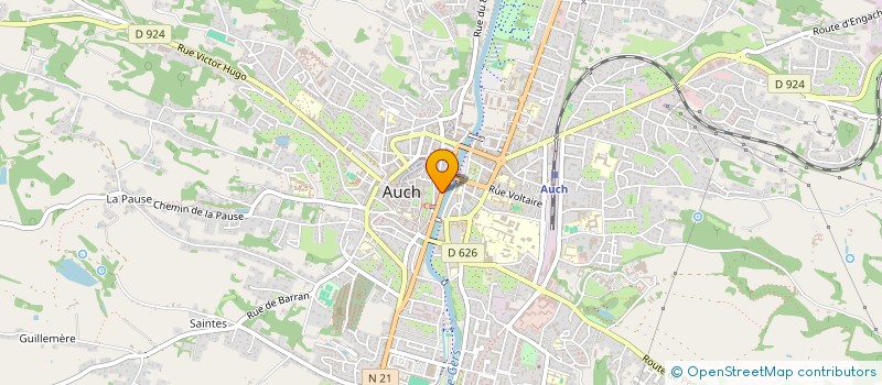 localisation de l'entreprise SCI TC à AUCH