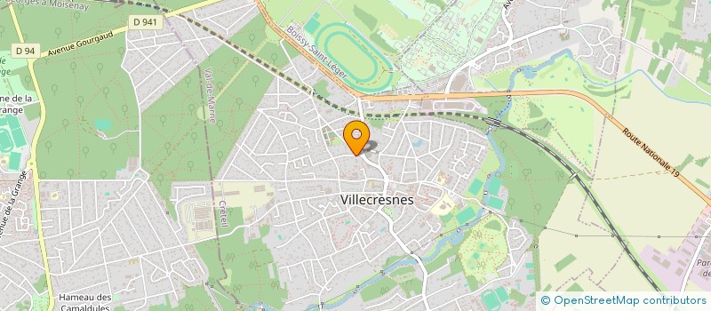 localisation de l'entreprise SCI TC AC  VILLECRESNES