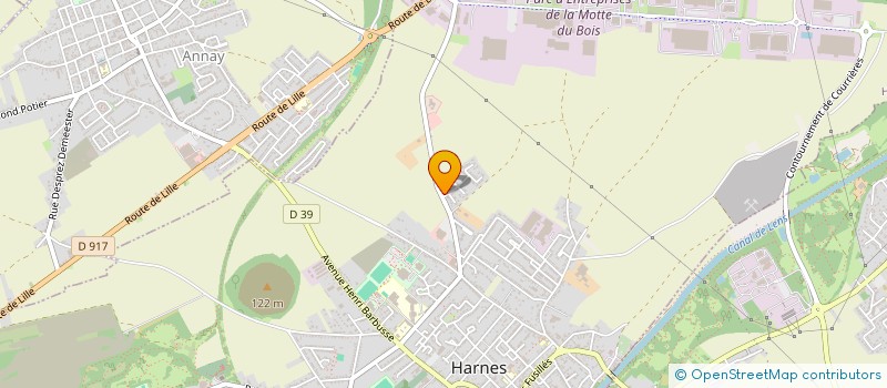 localisation de l'entreprise SCI TC IMMO  HARNES