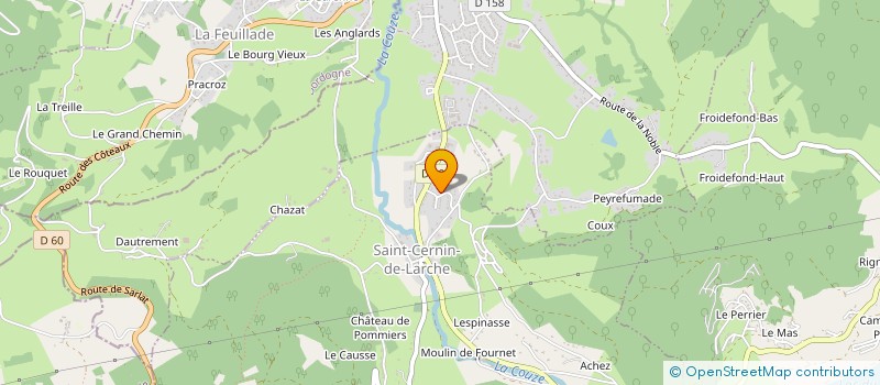 localisation de l'entreprise SCI TC INVESTISSEMENTS à SAINT-CERNIN-DE-LARCHE