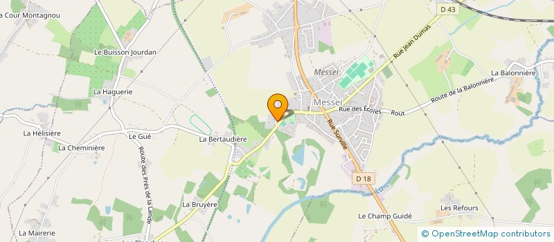 localisation de l'entreprise SCI TC LE CHATEAU à MESSEI