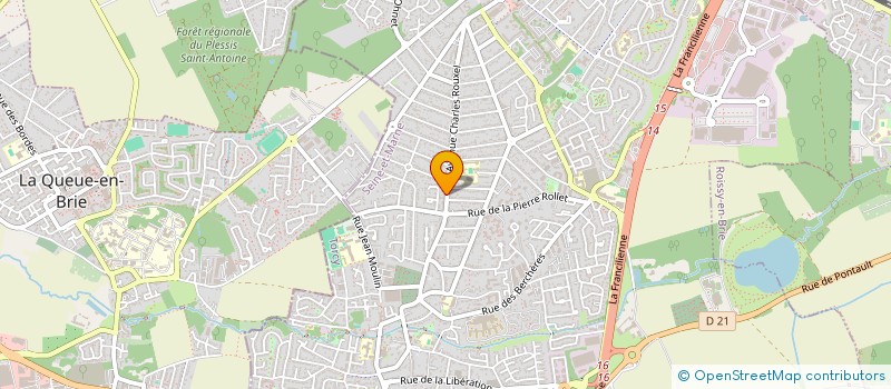 localisation de l'entreprise SCI TC MONTHETY à PONTAULT-COMBAULT