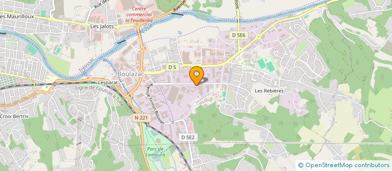 localisation de l'entreprise SCI TCB BIO  BOULAZAC ISLE MANOIRE