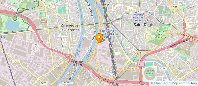 localisation de l'entreprise SCI TCBTP IMMO  SAINT-DENIS