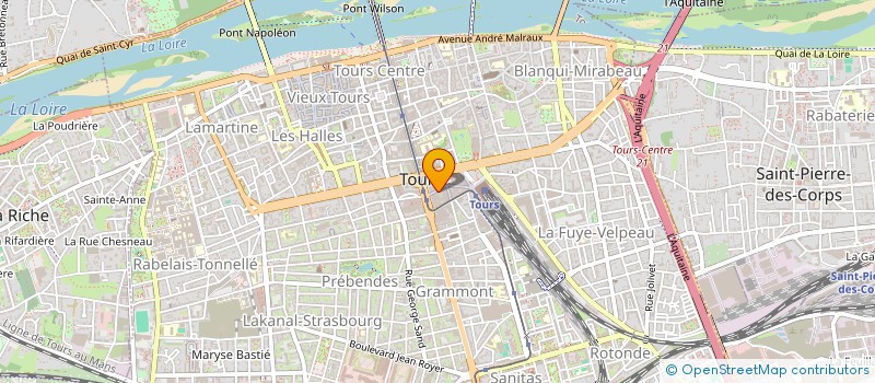 localisation de l'entreprise SCI TCC  TOURS