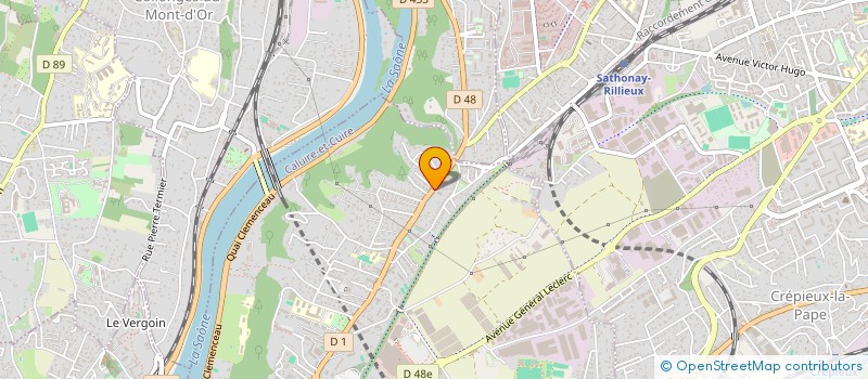 localisation de l'entreprise SCI TCC  CALUIRE-ET-CUIRE