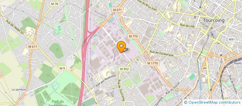 localisation de l'entreprise SCI TCCA  TOURCOING