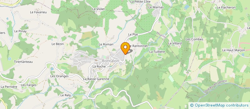 localisation de l'entreprise SCI TCCM  RONTALON