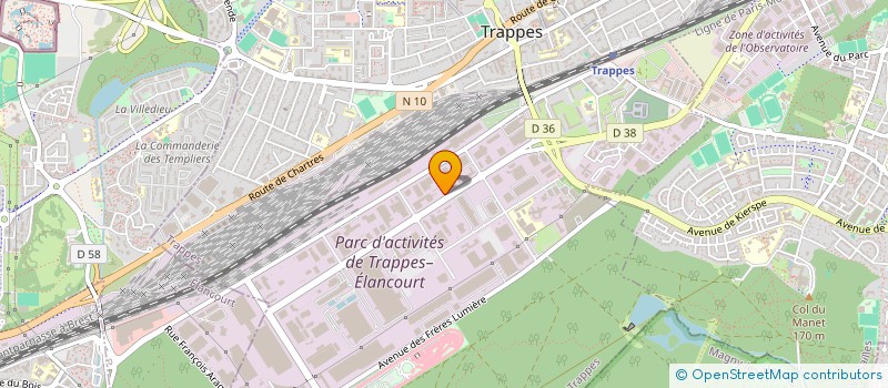 localisation de l'entreprise SCI TCE CORPORATION  TRAPPES