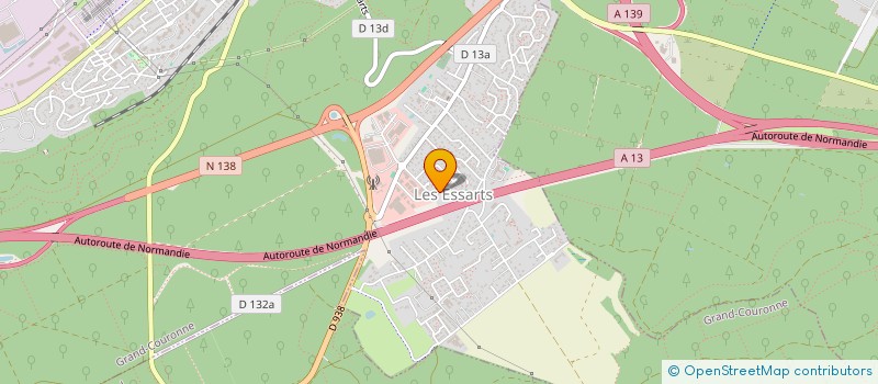 localisation de l'entreprise SCI TCH INVEST  GRAND-COURONNE