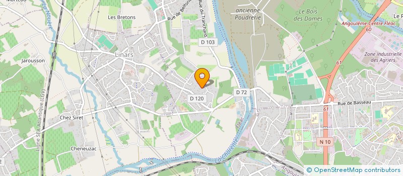 localisation de l'entreprise SCI TCHANQUA à FLEAC