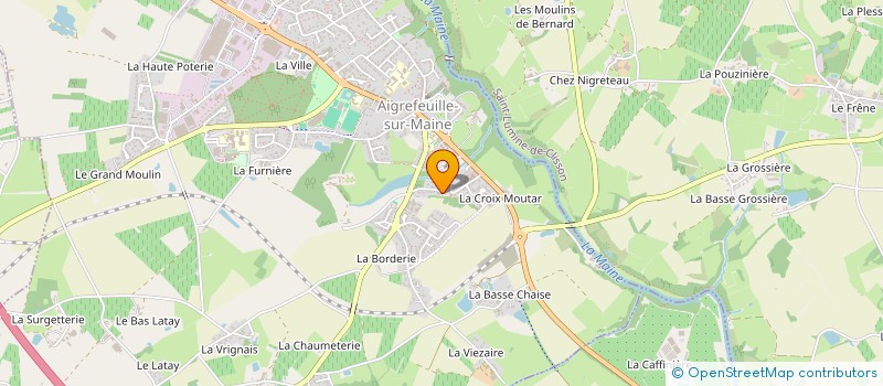 localisation de l'entreprise SCI TCHEKOV  AIGREFEUILLE-SUR-MAINE