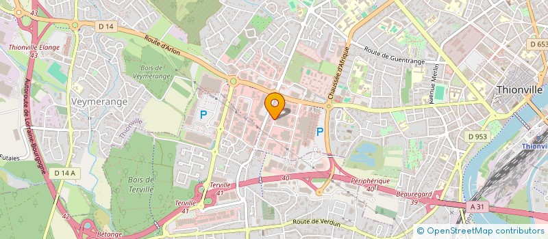 localisation de l'entreprise SCI TCHIN à THIONVILLE