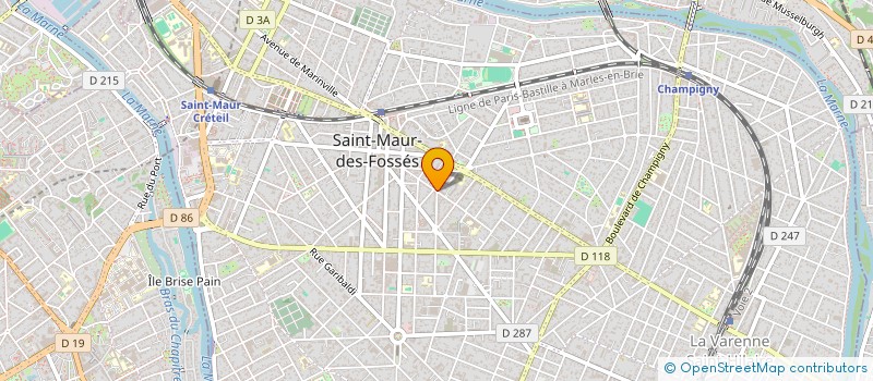 localisation de l'entreprise SCI TCHUO-LIN CHEN à SAINT-MAUR-DES-FOSSES