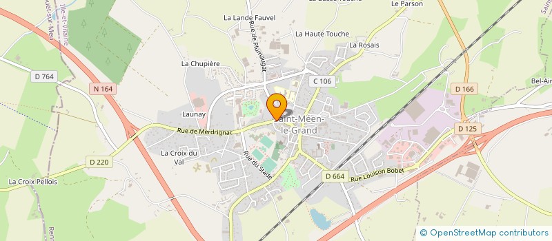 localisation de l'entreprise SCI TCK  SAINT-MEEN-LE-GRAND