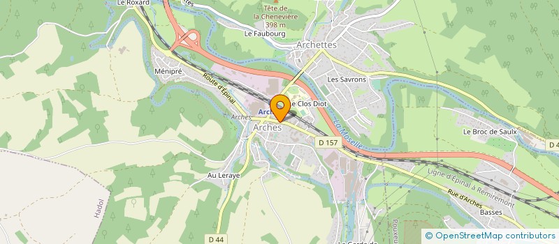 localisation de l'entreprise SCI TCL  ARCHES