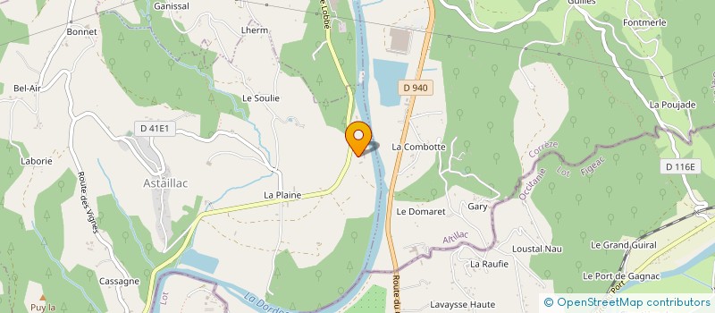 localisation de l'entreprise SCI TCL  BEAULIEU-SUR-DORDOGNE