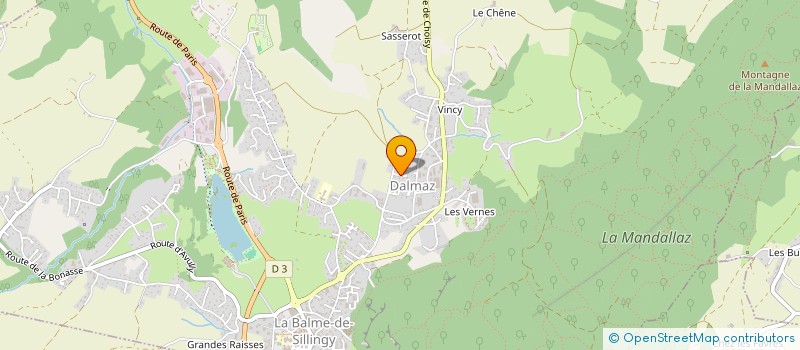 localisation de l'entreprise SCI TCLA  LA BALME-DE-SILLINGY