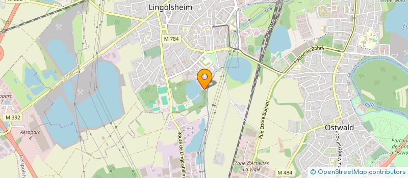 localisation de l'entreprise SCI TCM 3  LINGOLSHEIM