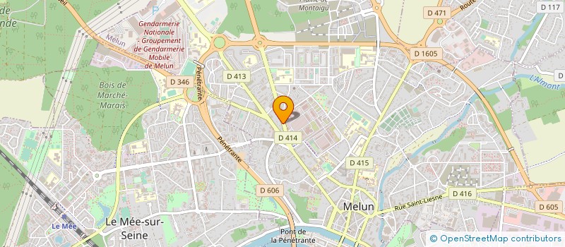 localisation de l'entreprise SCI TCM à MELUN