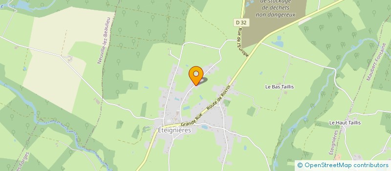 localisation de l'entreprise SCI TCM  ETEIGNIERES