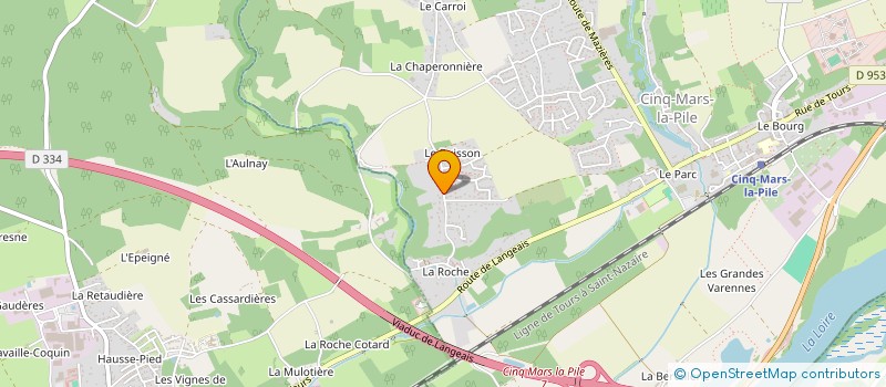 localisation de l'entreprise SCI TCMC  CINQ-MARS-LA-PILE