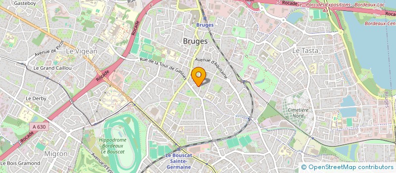 localisation de l'entreprise SCI TCMP  BRUGES