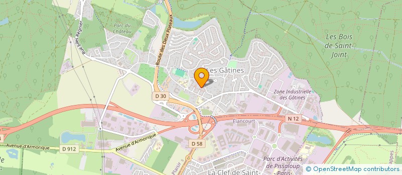 localisation de l'entreprise SCI TCP  PLAISIR