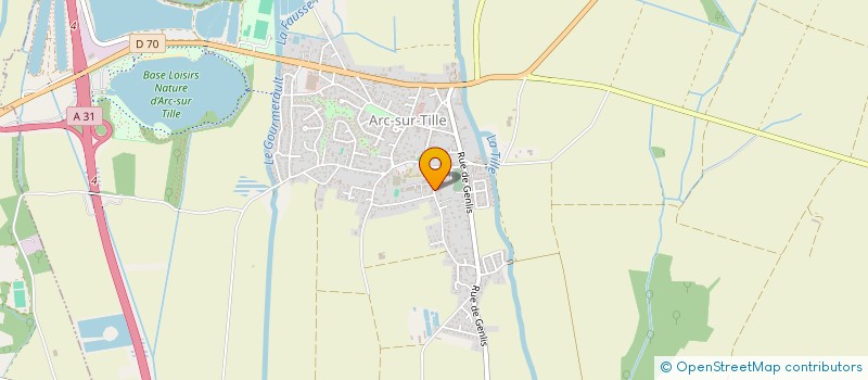 localisation de l'entreprise SCI TCP BREYSSE  ARC-SUR-TILLE