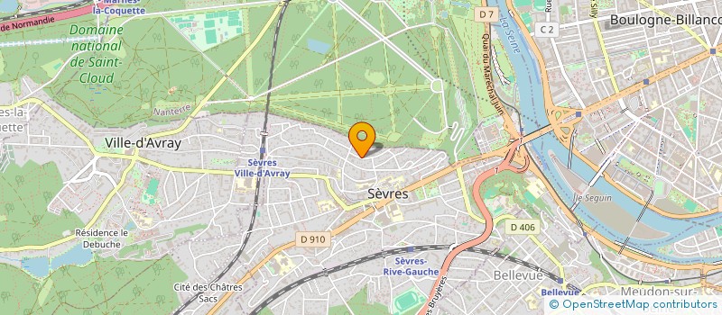 localisation de l'entreprise SCI TCP FRANCE à SEVRES