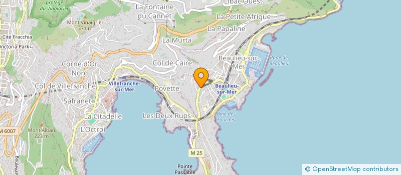 localisation de l'entreprise SCI TCR à BEAULIEU-SUR-MER
