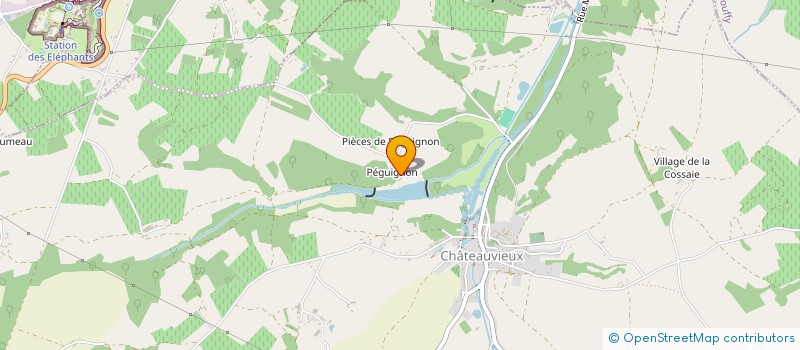 localisation de l'entreprise SCI TCS  CHATEAUVIEUX