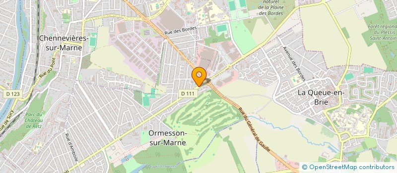 localisation de l'entreprise SCI TD  ORMESSON-SUR-MARNE