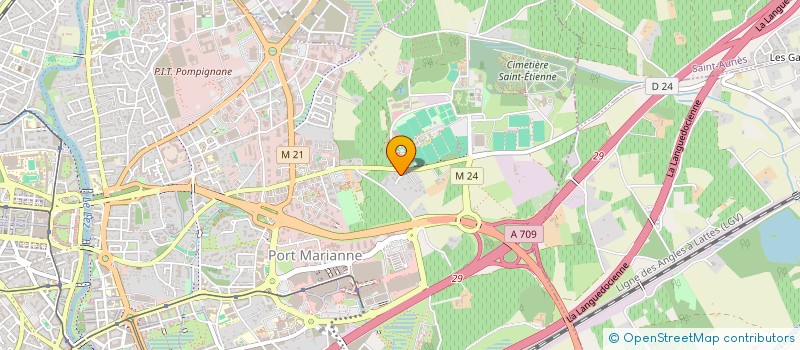 localisation de l'entreprise SCI TD à MONTPELLIER
