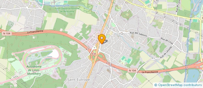 localisation de l'entreprise SCI TD IMMO à LINAS