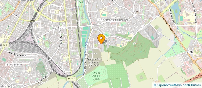 localisation de l'entreprise SCI TD IMMO  METZ