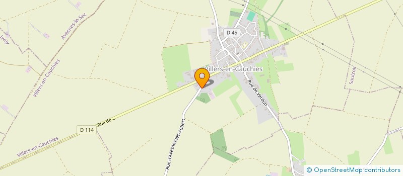 localisation de l'entreprise SCI TD INVESTISSEMENT à VILLERS-EN-CAUCHIES