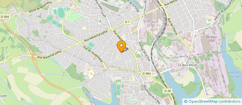 localisation de l'entreprise SCI TD-SA à LE CREUSOT