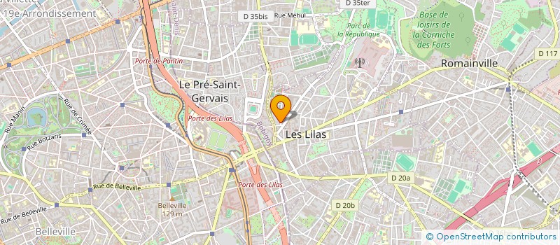 localisation de l'entreprise SCI TDC à NOISY-LE-GRAND