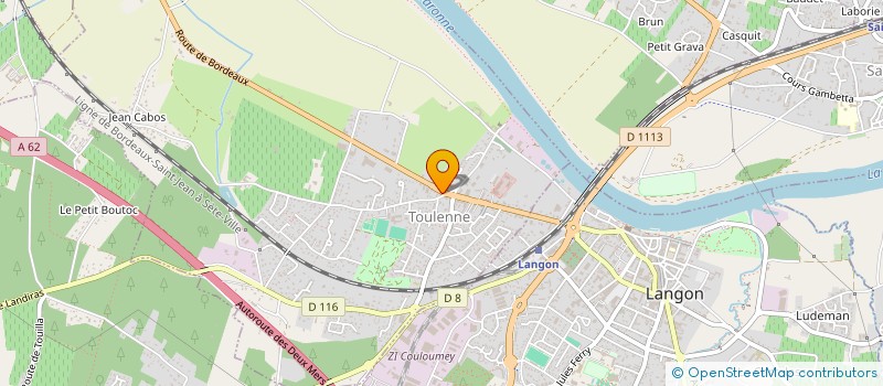 localisation de l'entreprise SCI TDCA  TOULENNE