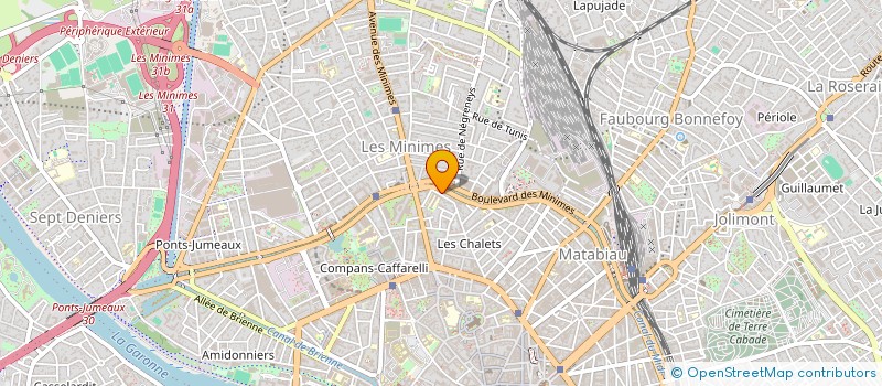 localisation de l'entreprise SCI TDJ à TOULOUSE