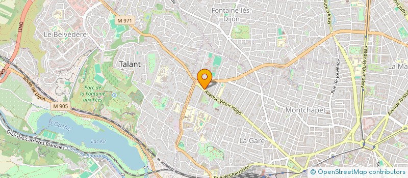 localisation de l'entreprise SCI TDJ à DIJON