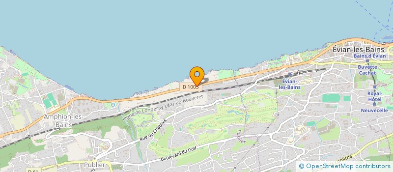 localisation de l'entreprise SCI TDL  EVIAN-LES-BAINS