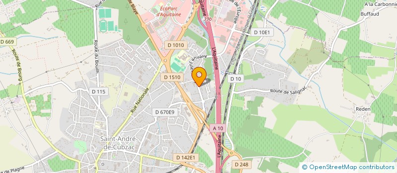 localisation de l'entreprise SCI TDL  BORDEAUX