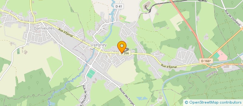 localisation de l'entreprise SCI TDLG  UXEGNEY