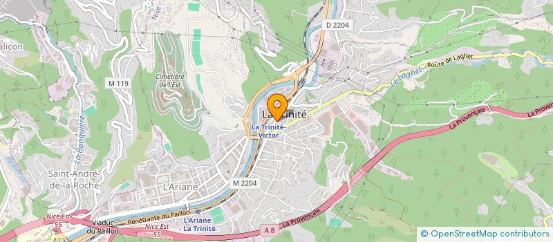 localisation de l'entreprise SCI TDLM LA TRINITE à LA TRINITE