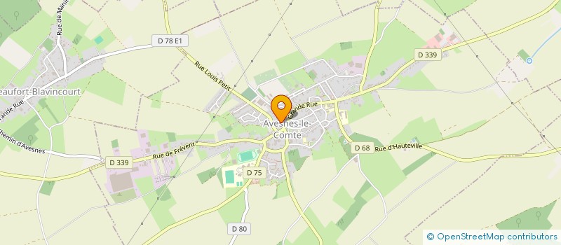 localisation de l'entreprise SCI TDMP  AVESNES-LE-COMTE