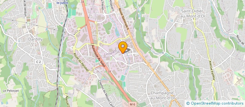 localisation de l'entreprise SCI TDNF  CHAMPAGNE-AU-MONT-D'OR