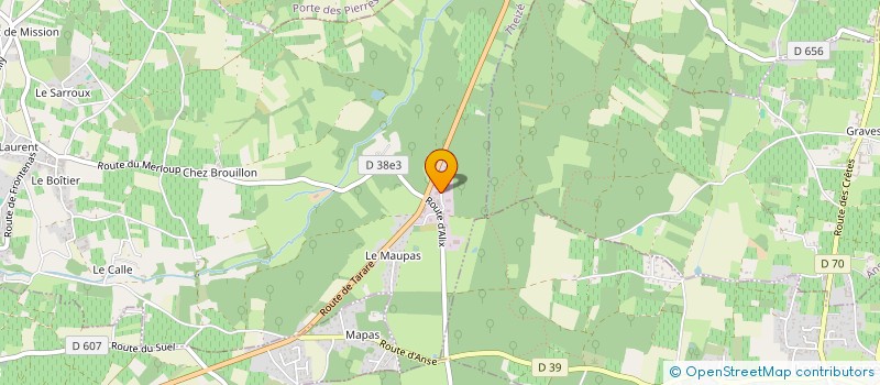 localisation de l'entreprise SCI TDP  THEIZE